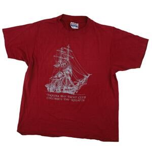 Vintage Yaquina Bay Yacht Club Graphic T Shirt